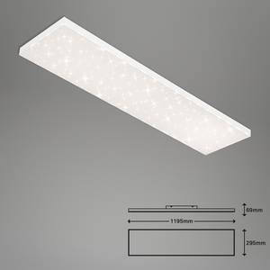 LED-plafondlamp Frameless polycarbonaat / ijzer - 1 lichtbron