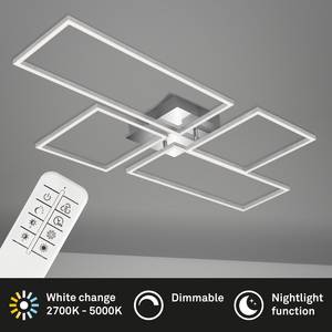 LED-Deckenleuchte  Frame Polycarbonat / Eisen - 1-flammig
