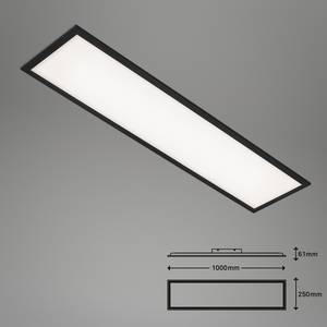 Plafonnier Piatto Polycarbonate / Fer - 1 ampoule