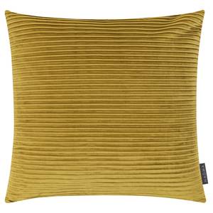 Housse de coussin Selina Velours - Jaune moutarde