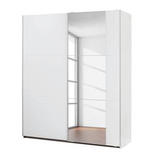 Zweefdeurkast Santiago Premium - Alpinewit - Breedte: 175 cm - Premium - Met spiegeldeuren