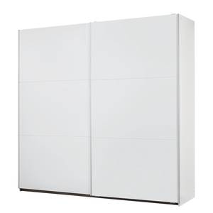 Armoire à portes coulissantes Santiago Premium - Blanc alpin - Largeur : 218 cm - Premium - Sans portes miroir