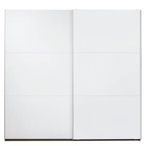 Armoire à portes coulissantes Santiago Premium - Blanc alpin - Largeur : 218 cm - Premium - Sans portes miroir