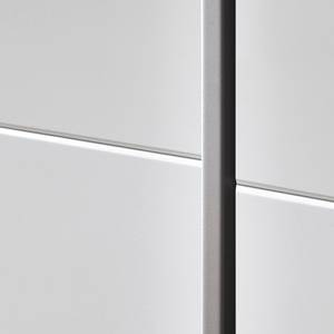 Armoire à portes coulissantes Santiago Premium - Blanc alpin - Largeur : 175 cm - Premium - Sans portes miroir