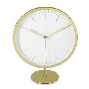 Horloge Infinity Acier / Verre - Laiton mat