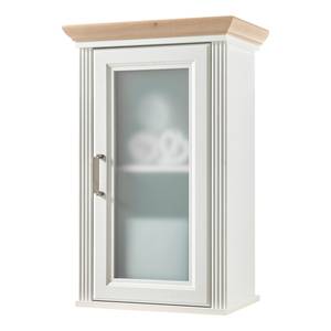 Wandkast Jasmund witte pijnboomhouten look/Artisan eikenhouten look