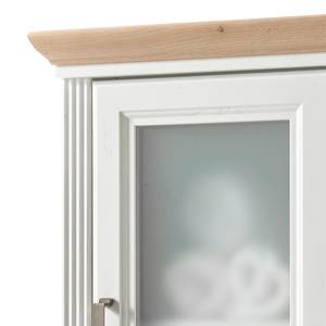 Wandkast Jasmund witte pijnboomhouten look/Artisan eikenhouten look