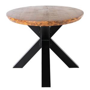 Table Crossford I Acacia massif / Fer - Acacia / Noir