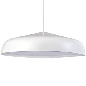 LED-Pendelleuchte Fura I Stahl / Polyester PVC - 1-flammig - Weiß