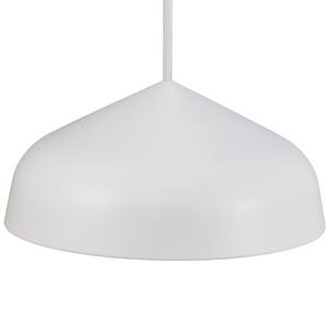 LED-Pendelleuchte Fura II Stahl / Polyester PVC - 1-flammig - Weiß
