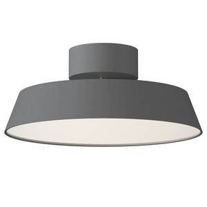 Plafonnier LED Alba Acier - 1 ampoule - Gris