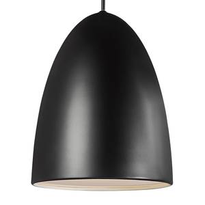 Hanglamp Nexus II staal / polyester PVC - 1 lichtbron - Zwart