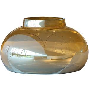 Vase Poesia I Glas - Gold - Durchmesser: 32 cm