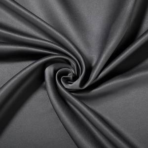 Verduisteringsgordijn Fides polyester - Zwart