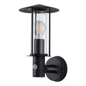 Buitenwandlamp Mouxy transparant glas/aluminium - 1 lichtbron