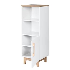 Étagère sur pied Finn Blanc - Bois manufacturé - 45 x 128 x 42 cm