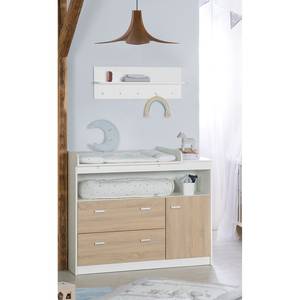 Set de chambre bébé Gabriella 2 pcs Blanc - Bois manufacturé