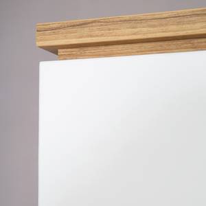 Drehtürenschrank Finn Weiß - Holzwerkstoff - 135 x 200 x 55 cm