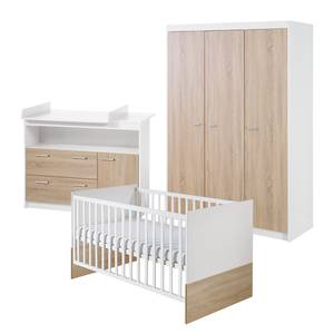 Babyzimmer-Set Gabriella I (3-teilig) Weiß - Holzwerkstoff - 0 x 0 x 0 cm