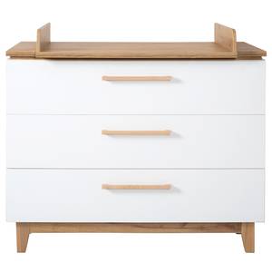 Set de chambre bébé Finn 3 pcs Blanc - Bois manufacturé