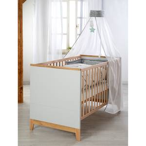 Set de chambre bébé Caro 3 pcs Gris - Bois manufacturé