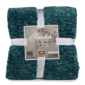 Plaid Alaska polyester - Petrolblauw