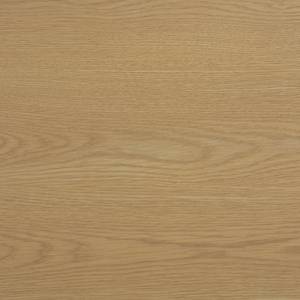 Commode Curbar Placage en bois véritable - Blanc / Chêne