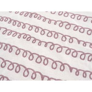 Teppich Triangel Baumwolle - Rosa / Weiß - 160 x 230 cm