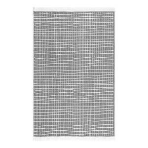 Vloerkleed Dolche katoen - Grijs / Wit - 160 x 230 cm