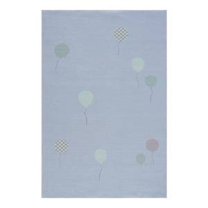 Tapis enfant Baloon Polyester / Coton - Bleu layette