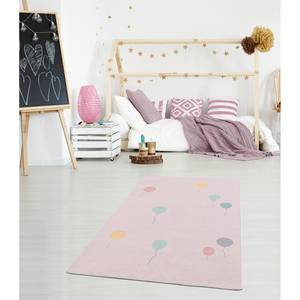 Kindervloerkleed Baloon polyester/katoen - Oud roze