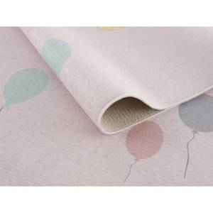 Kinderteppich Baloon Polyester / Baumwolle - Rosé