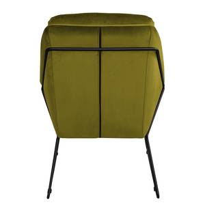 Fauteuil Belval fluweel - Velours Ravi: Avocado