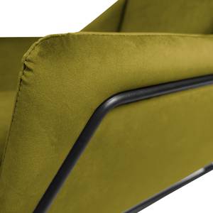 Fauteuil Belval fluweel - Velours Ravi: Avocado