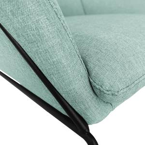 Fauteuil Belval Microfibre - Tissu Saba: Bleu clair