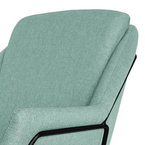 Fauteuil Belval Microfibre - Tissu Saba: Bleu clair