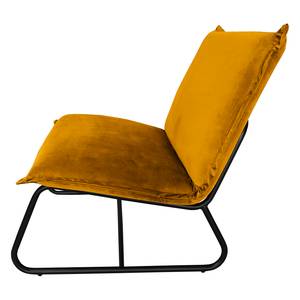 Fauteuil Mazac Velours - Velours Ravi: Jaune moutarde