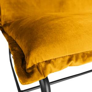 Fauteuil Mazac fluweel - Velours Ravi: Mosterdgeel