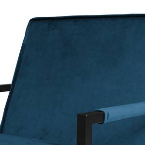 Fauteuil Novella Velours - Velours Ravi: Bleu foncé