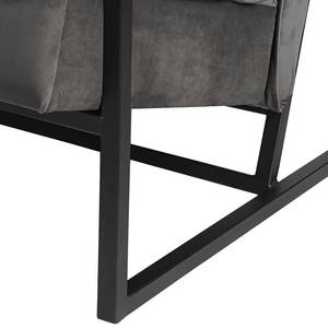 Fauteuil Novella Velours - Velours Ravi: Gris