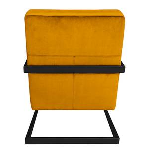 Fauteuil Liez Velours - Velours Ravi: Jaune moutarde