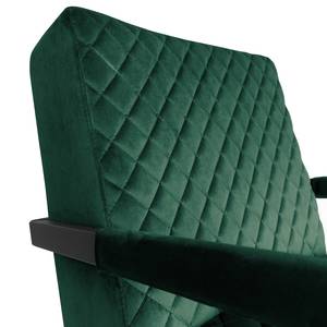 Fauteuil Liez Velours - Velours Ravi: Vert vieilli