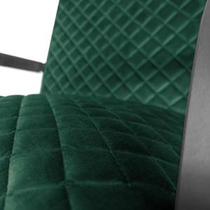 Fauteuil Liez Velours - Velours Ravi: Vert vieilli