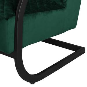 Fauteuil Liez fluweel - Velours Ravi: Antiek groen