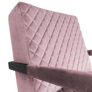 Fauteuil Liez fluweel - Velours Ravi: Mauve