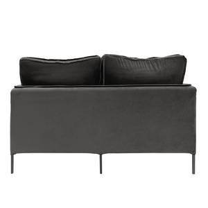 Sofa Danze (2-Sitzer) Samt - Samt Ravi: Grau