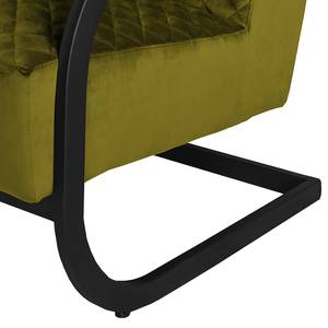 Fauteuil Liez fluweel - Velours Ravi: Avocado