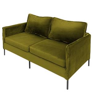 Sofa Danze (2-Sitzer) Samt - Samt Ravi: Senfgelb