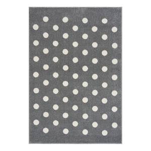 Tapis enfant Confetti Fibres synthétiques - Blanc / Gris - 120 x 180 cm