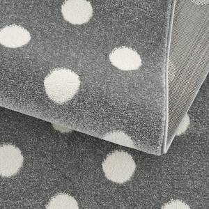 Tapis enfant Confetti Fibres synthétiques - Blanc / Gris - 120 x 180 cm